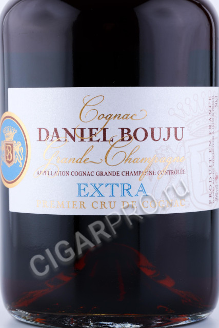 этикетка коньяк extra daniel bouju 0.5л
