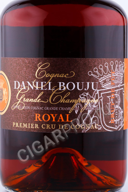 этикетка коньяк royal daniel bouju 0.5л