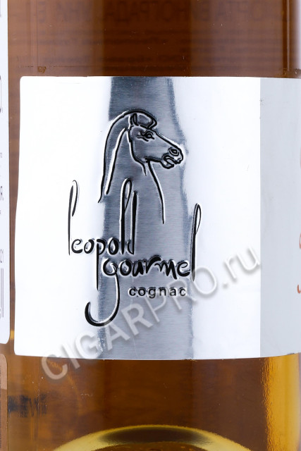 этикетка коньяк leopold gourmel age du fruit xo 0.2л