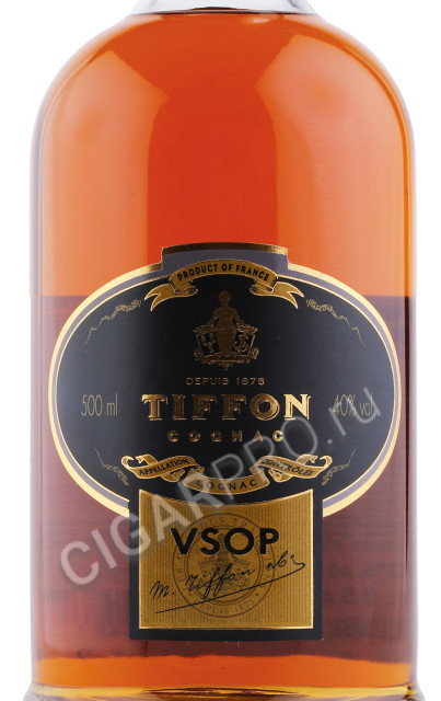 этикетка коньяк tiffon reserve vsop 0.5л