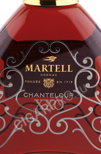 этикетка коньяк martell chanteloup xxo 0.7л