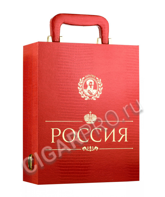 подарочная упаковка коньяк российский старый кс россия ларец 0.75 л