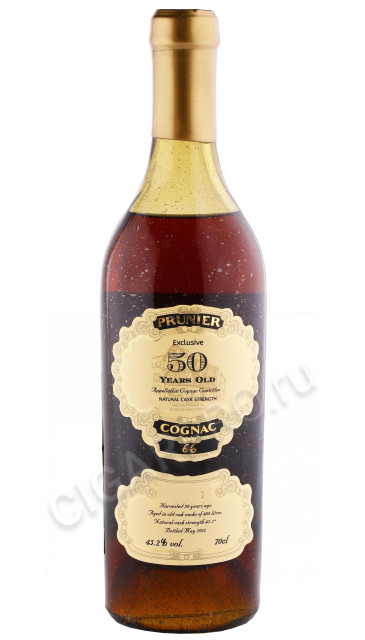 коньяк prunier petit champagne 50 лет 0.7л
