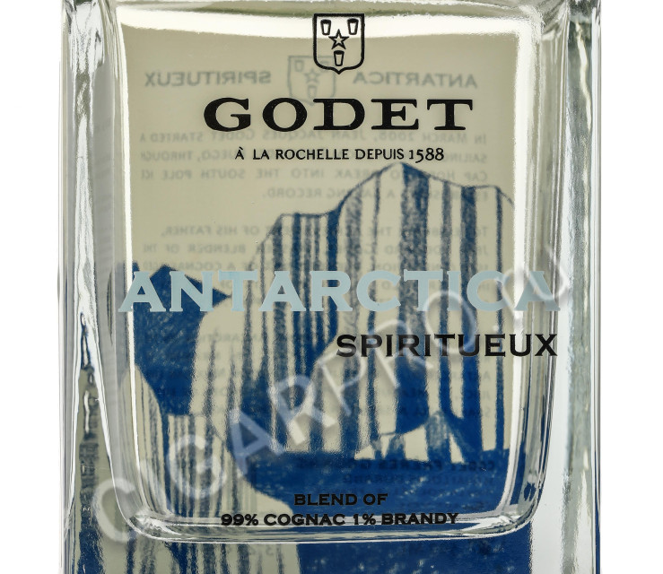 этикетка godet antarctica icy white