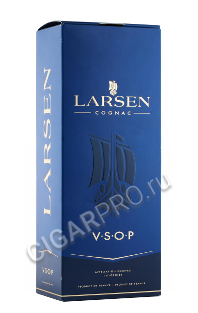 подарочная упаковка коньяк larsen vsop 1л