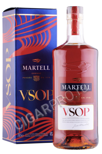 коньяк martell vsop 0.7л в подарочной упаковке