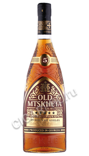 коньяк old mtskheta 5 years 0.5л