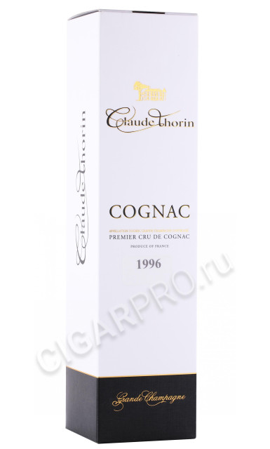 подарочная упаковка коньяк claude thorin vintage 1996 years 0.7л