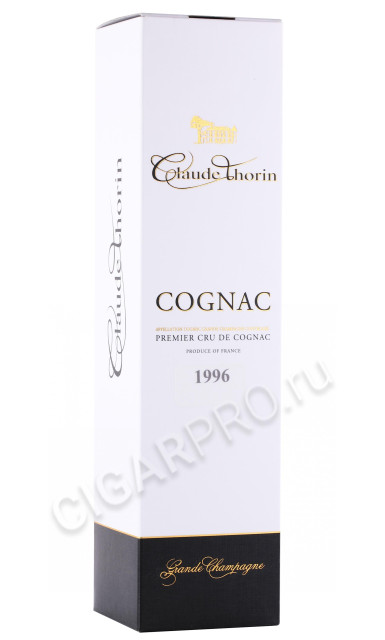 подарочная упаковка коньяк claude thorin vintage 1996 years 0.7л