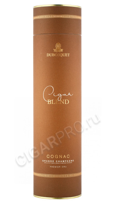 подарочная туба коньяк dubosquet cigar blend cognac grande champagne aoc premier cru 0.7л