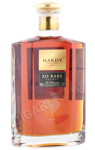 коньяк hardy xo rare fine champagne 0.7л