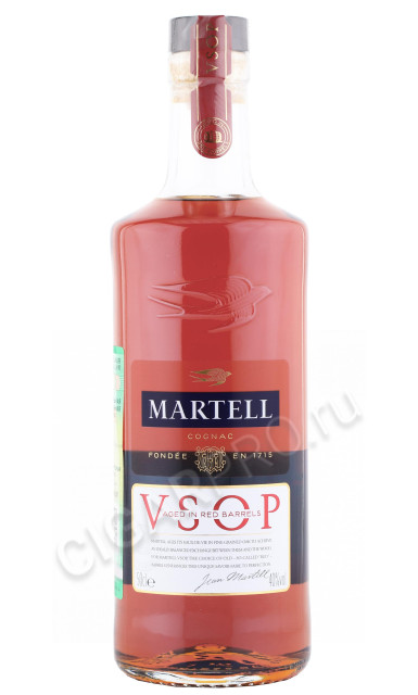 коньяк martell vsop aged in red barrels 0.5л