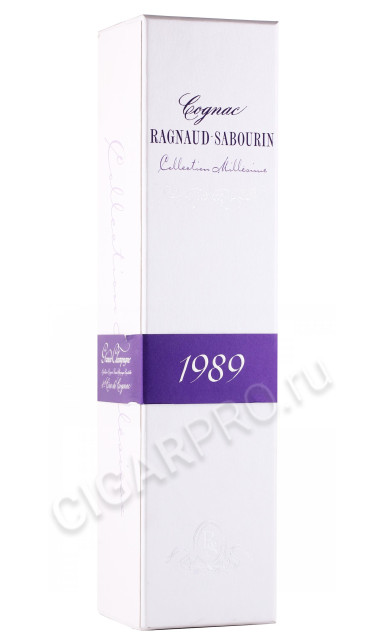 подарочная упаковка коньяк ragnaud sabourin grande champagne 1989 0.7л