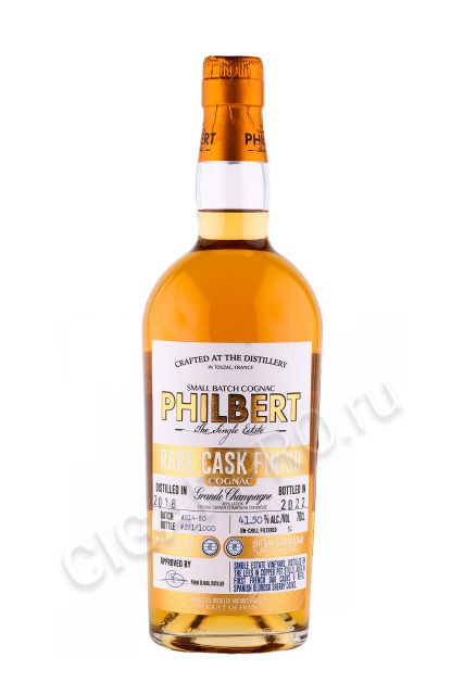 коньяк cognac philbert rare cask finish grande champagne 0.7л