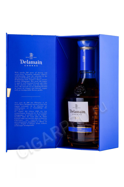 подарочная упаковка коньяк delamain xo grand champagne cognac 1991 0.7л