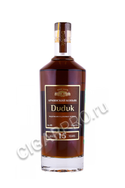 армянский коньяк  duduk 15 years 0.5л