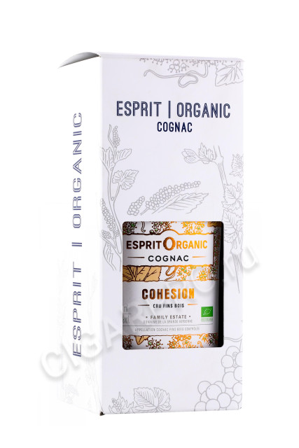 подарочная упаковка коньяк esprit organic napoleon 0.7л