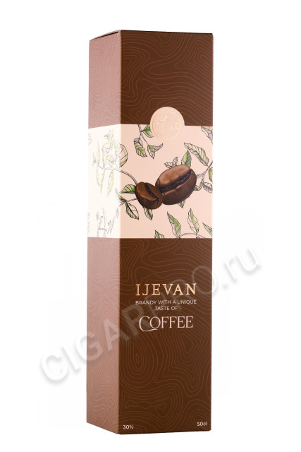 подарочная упаковка коньяк ijevan coffee 0.5л