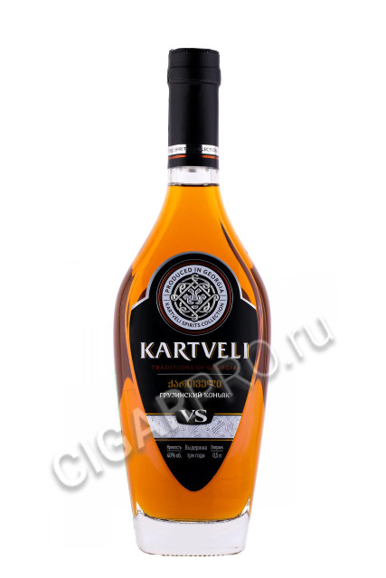 коньяк kartveli 3 stars 0.5л