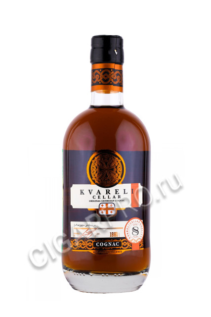 коньяк kvareli cellar 8 years old 0.5л