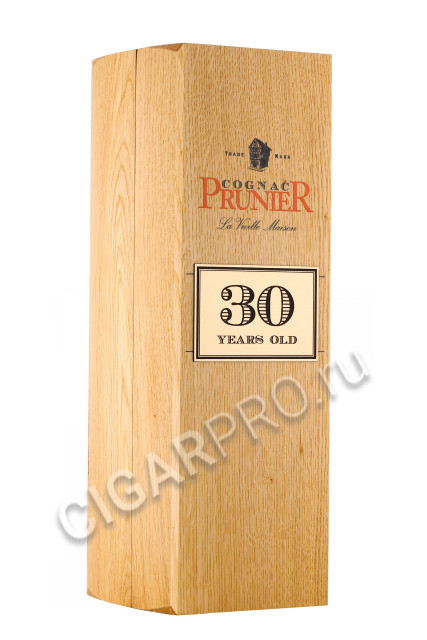 подарочная упаковка коньяк prunier grand champagne 30 years 0.7л