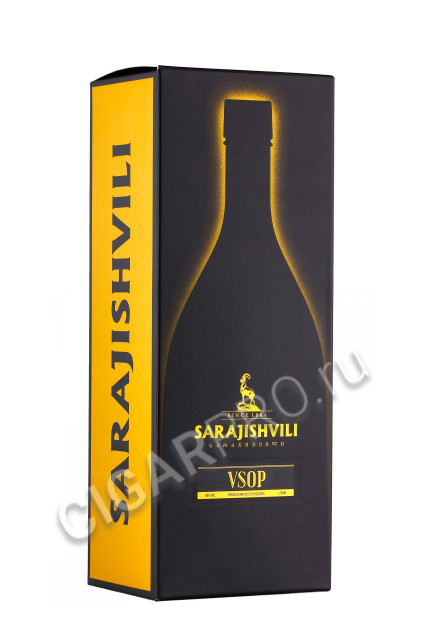 подарочная упаковка коньяк sarajishvili vsop 0.7л