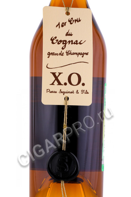 этикетка коньяк seguinot xo 0.7л