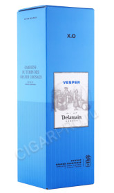 подарочная упаковка коньяк delamain grand champagne vesper xo 0.7л
