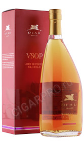 коньяк deau vsop 0.7л в подарочной упаковке