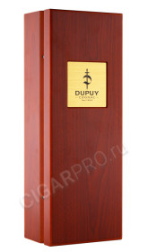 деревянная упаковка коньяк dupuy extra fine champagne gold 0.7л