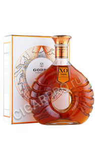коньяк godet terre xo 0.7л в подарочной упаковке