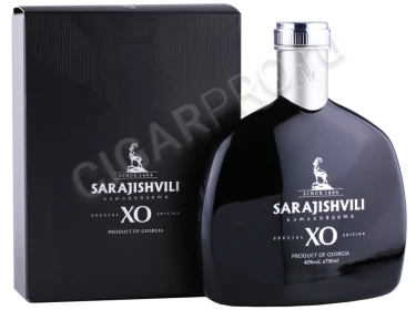 Коньяк Сараджишвили XO выдержка 10 лет Блек Эдишн 0.7л в подарочной упаковке