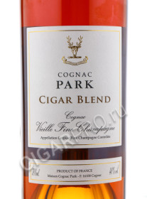 этикетка park cigar blend 0.7 l