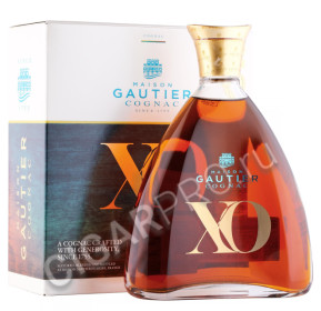 коньяк gautier xo 0.7л в подарочной упаковке