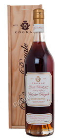 louis royer grande champagne reserve royale 0.7l wooden box купить коньяк луи руайе гранд шампань резерв руаяль 0.7l в дер./уп. цена