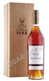 коньяк park borderies single vineyard 0.7л в деревянной упаковке