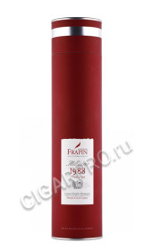подарочная туба коньяк frapin millesime cognac grand champagne 1988 years 0.7л