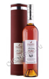 коньяк frapin millesime cognac grand champagne 1988 years 0.7л в подарочной тубе