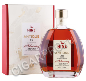 коньяк hine antique xo anniversary 0.7л в подарочной упаковке