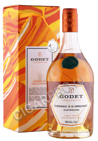 коньяк godet fine champagne xo 0.7л в подарочной упаковке