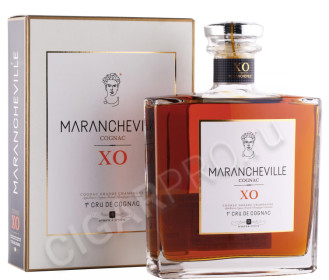 коньяк marancheville xo cognac grande champagne аоc 0.7л в подарочной упаковке