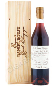 коньяк daniel bouju tres vieux brut de fut 0.7л в деревянной упаковке