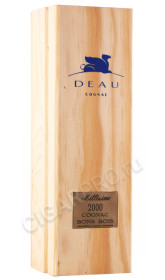 деревянная упаковка коньяк deau vintage 2000 bons bois 0.7л