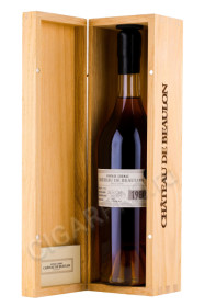 коньяк chateau de beaulon millesime 1980 0.7л в подарочной упаковке