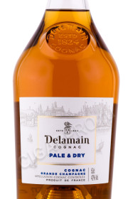 этикетка коньяк delamain grande champagne pale dry xo 0.5л