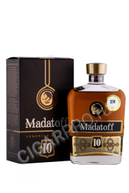 коньяк madatoff 10 years 0.5л