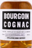 этикетка коньяк bourgoin cognac microbarrique xo 0.35л