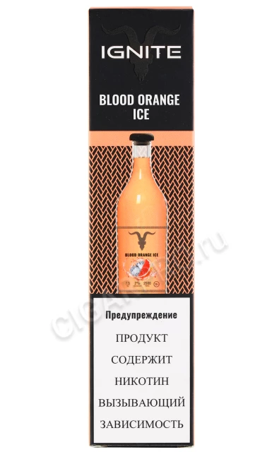 Электронная сигарета Ignite V25 Blood Orange Ice 2500
