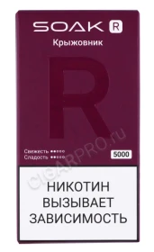 Электронная сигарета SOAK R 5000 Крыжовник