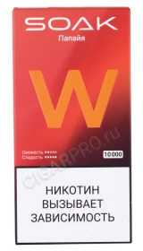 Электронная сигарета SOAK W 10000 Папайя